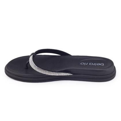 Imagem de Chinelo Beira Rio 8513.101 Flat papete tiras strass glitter
