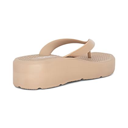 Imagem de Chinelo Beira Rio Conforto Feminino Anabela Macio Casual