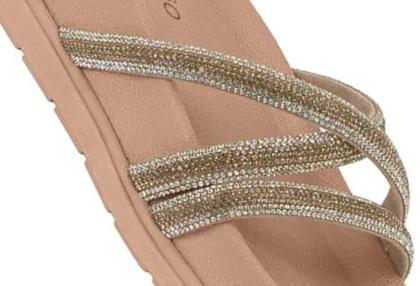 Imagem de Chinelo Beira Rio Feminino Flatform Brilho 8534.103