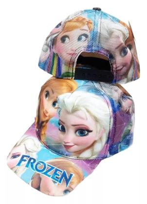 Imagem de Chinelo , boné e relógio musical com led  frozen infantil feminino , qualidade e preço justo .