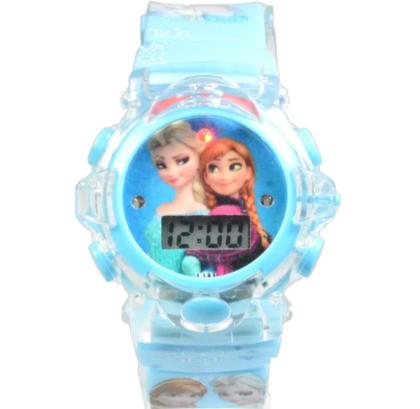 Imagem de Chinelo , boné e relógio musical com led  frozen infantil feminino , qualidade e preço justo .