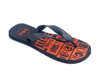 Imagem de Chinelo Borracha Masculino Estampado Rock'n Roll Praia