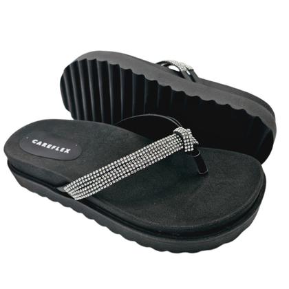 Imagem de Chinelo Careflex de Dedo com Brilho e Solado Anatômico