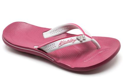 Imagem de Chinelo Clássico Alcalay Com Enfeite Borboleta Solado Macio Anatômico