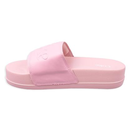 Imagem de Chinelo Coca Cola Slide Plataforma Coke Frequency Rosa Claro Feminino