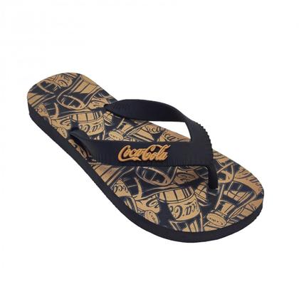 Imagem de Chinelo Com Tiras Casual Glass Coca Cola Masculino Cc4421