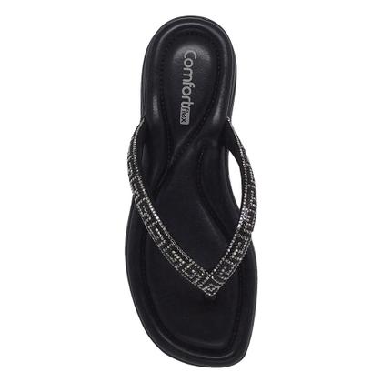 Imagem de Chinelo Comfortflex Feminino Conforto Strass 25-80332