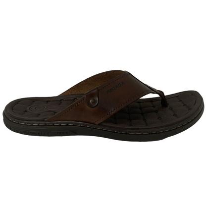 Imagem de Chinelo Couro Pegada Masculino Com Amortecedor Original