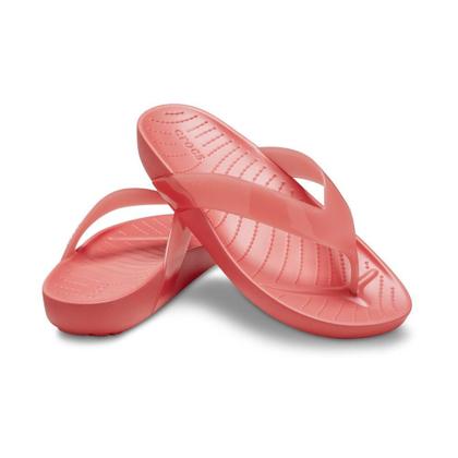 Imagem de Chinelo crocs splash shine flip neon watermelon
