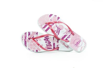 Imagem de Chinelo de Borracha Feminino Tiras Finas Dia a Dia Praia