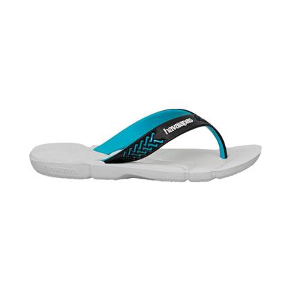 Imagem de Chinelo de Dedo Branco, Azul e Preto Power II  Havaianas