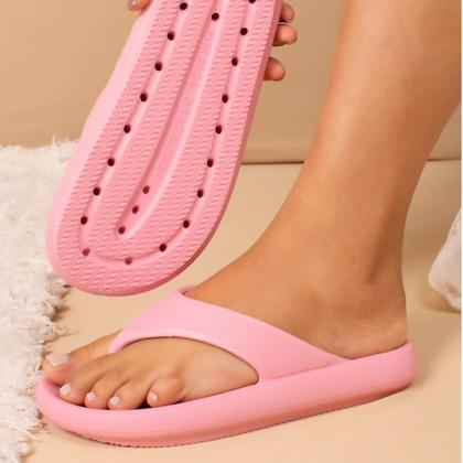 Imagem de Chinelo de Dedo feminino nuvem tiras leve ortopédico