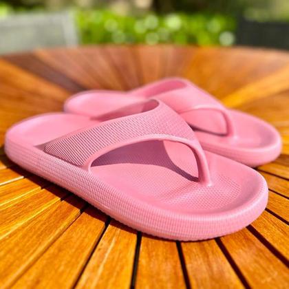 Imagem de Chinelo de Dedo feminino nuvem tiras leve ortopédico