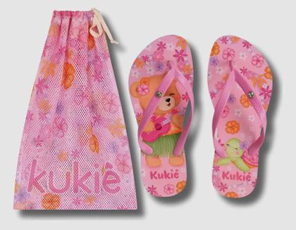 Imagem de Chinelo De Dedo Infantil Feminino Com Bolsa Kukiê Verão K28