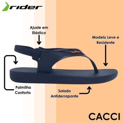 Imagem de Chinelo de Dedo Infantil Menino Elástico Rider Street