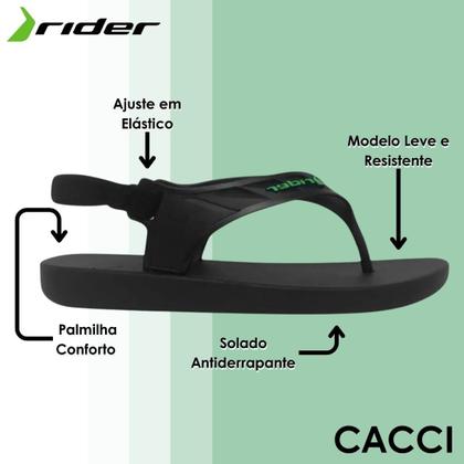 Imagem de Chinelo de Dedo Infantil Menino Elástico Rider Street