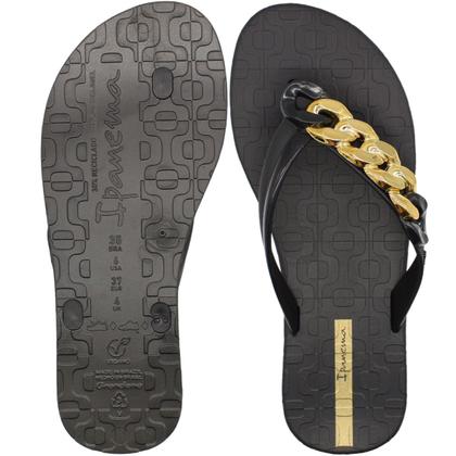 Imagem de Chinelo de Dedo Ipanema Metal Glam Aplique Dourado Feminino