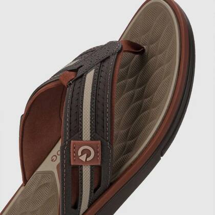 Imagem de Chinelo de Dedo Masculino UltraConfort Cartago Lyon III - Marrom