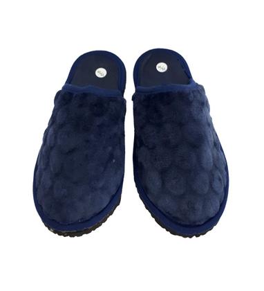 Imagem de Chinelo de Quarto Azul Unissex com Pelinhos GZT Ref.SN0937