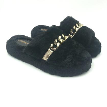 Imagem de Chinelo de Quarto Katurê Feminino Flat Form Preto 445