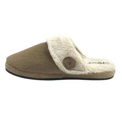 Imagem de Chinelo de Quarto Katurê Feminino Marrom com Off White 440
