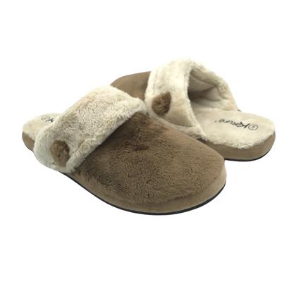 Imagem de Chinelo de Quarto Katurê Feminino Marrom com Off White 440
