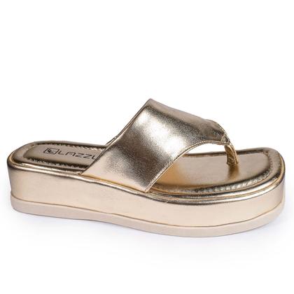 Imagem de Chinelo Dedo Feminino Flatform Sandália Papete Confortável