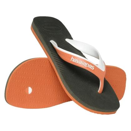Imagem de Chinelo Dual Verde Oliva numero 37/38 Havaianas