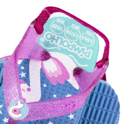 Imagem de Chinelo Elástico Bebe Pimpolho 74390  Cisne Tam 17 a 23