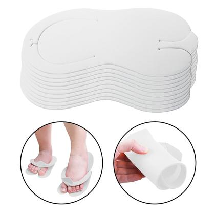 Imagem de Chinelo EVA Descartável Salão Pedicure SPA Branco, 10 Pares