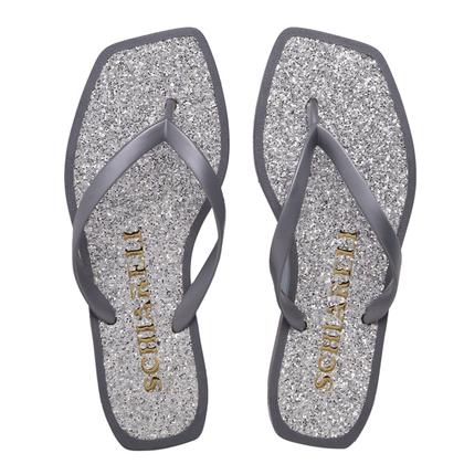 Imagem de Chinelo Feminino Com Glitter Com Visual Delicado Para Curtir Uma Festa