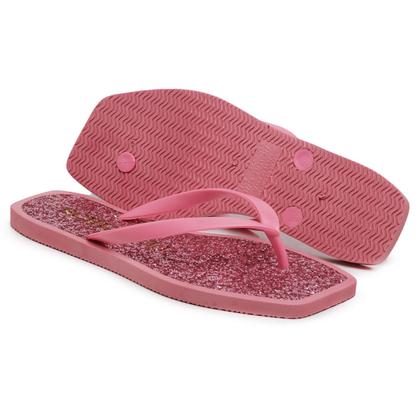 Imagem de Chinelo Feminino Com Glitter Com Visual Delicado Para Curtir Uma Festa