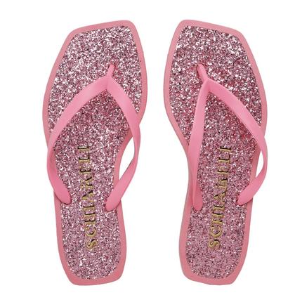 Imagem de Chinelo Feminino Com Glitter Com Visual Delicado Para Curtir Uma Festa