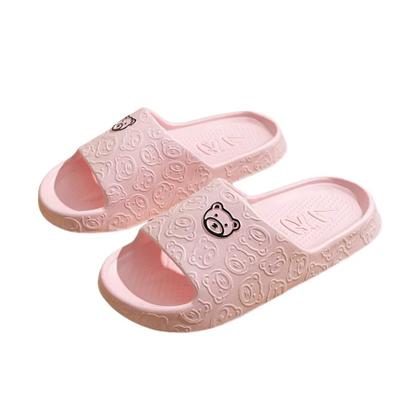 Imagem de Chinelo Feminino com Sola Macia e Estampa de Ursinho - Ideal para Uso Interno