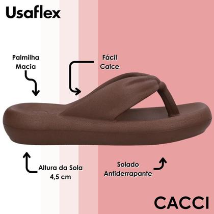 Imagem de Chinelo Feminino Conforto Casual Fácil Calce Usaflex