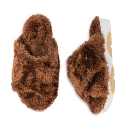 Imagem de Chinelo Feminino Crossed Strips Lã Premium Ref.: 22701C