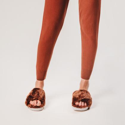 Imagem de Chinelo Feminino Crossed Strips Lã Premium Ref.: 22701C