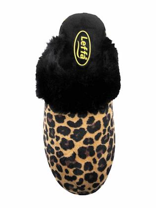 Imagem de Chinelo Feminino de Quarto Leffa 559 Onça