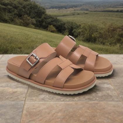 Imagem de Chinelo Feminino Flatform Conforto Slip On Slide CACCI