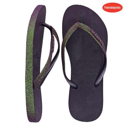 Imagem de Chinelo Feminino Havaianas Com Gliter Slim Sparkle II
