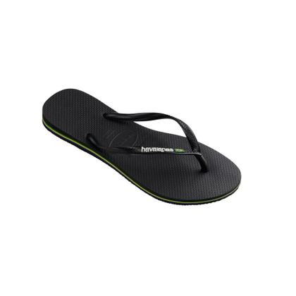 Imagem de Chinelo Feminino Havaianas Slim Brasil Preto - 4140713