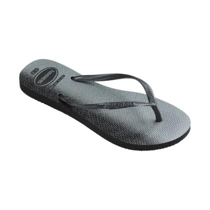 Imagem de Chinelo Feminino Havaianas Slim Gloss Preto - 4145