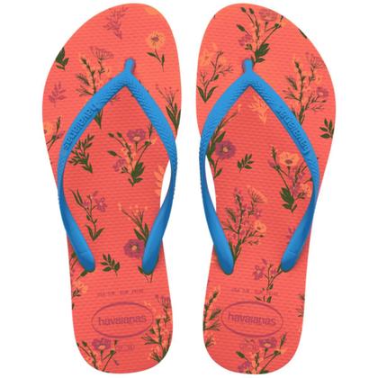 Imagem de Chinelo feminino havaianas slim romance original alpargatas