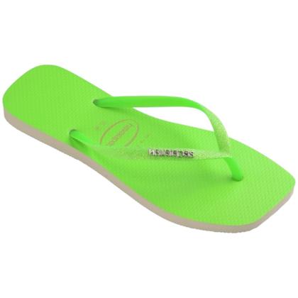 Imagem de Chinelo Feminino Havaianas Slim Square Glitter Neon Original
