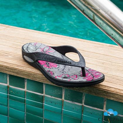 Imagem de Chinelo Feminino Lilly Aloha Floral BoaOnda Palmilha Removível