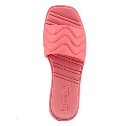 Imagem de Chinelo feminino Moleca 5471.206 slip on camurça ondas