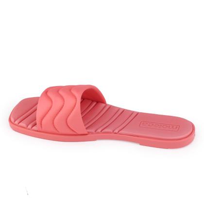 Imagem de Chinelo feminino Moleca 5471.206 slip on camurça ondas