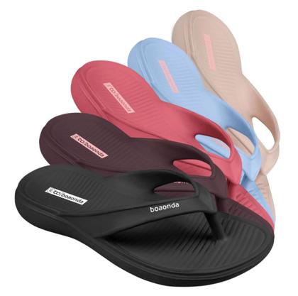 Imagem de Chinelo Feminino Nuvem Ortopédico Mobi BoaOnda Anatomico Fascite Plantar Esporão