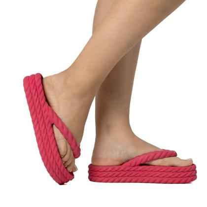 Imagem de Chinelo Feminino Nuvem Sandalia Plataforma Sola Alta