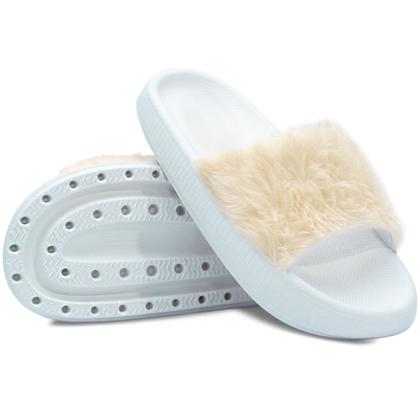 Imagem de Chinelo Feminino Nuvem Slide com Pelo Confort Macio AF6.04 A